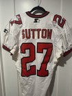 Calgary Stampeders 1999 Cfl Grey Cup Game Used Jersey  27 Eric Sutton