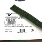 50 Yards - 1 Inch Velcro   Brand Loop Fastener Sew On Milspec Tape Camo Green