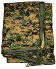 Us Military Usmc Zippered Poncho Liner Woobie Blanket Woodland Marpat- Excellent