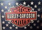 Harley Davidson Poker Chip Holder And Challenge Coin Display Flag - Harley Gift
