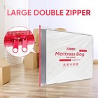 Full Xl Mattress Bags 2 Pack Ultra-thick Waterproof Moving Bags 5 Mil Red
