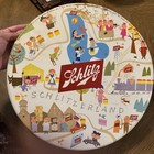 Vintage 1957 Schlitz Beer Tray Schlitzerland  Serving Tray 13   
