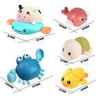 Bath Toy cute Animal Clockwork Bathtub Swimming Pool Toy baby Bath Toys For T   