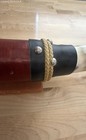 Vintage Steer Longhorn Wall Mount Leather Wrapped 29 Inch Western Decor