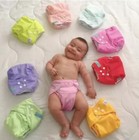 Alvababy Baby Cloth Diapers 6 Pack With 12 Inserts One Size Adjustable Washab   