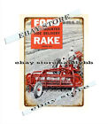Farming Machinery 1969 Farmcabin Mounted Side Delivery Rake Tin Sign