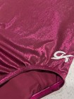 Cute Gk Elite Cl Large Gymnastics Dance Leotard Maroon Burgandy Shiny Mystique