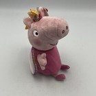 Ty Beanie Baby Princess Peppa Pig W  Crown Plush 6  Animal Stuffed Toy Mwmt s