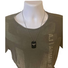 Van Halen Logo Engraved Aluminum Dog Tag With Necklace