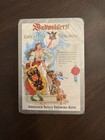 Vtg New Playing Cards Silver   Gold Trim Double Deck Anheuser-busch Budweiser