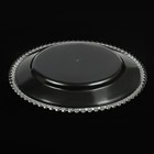 25pc Clear Round Charger Plates  Table Charger Plates  Dinner Charger Plates Set