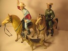 Vintage Hartland Roy Rogers  Trigger  dale Evans buttermilk   Bullet  800 Series