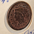 1848 Braided Hair Large Cent -  b161