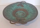 Carl Sorenson Signed Art Deco 13  Bronze Handled Center Bowl Design  1228 1920s