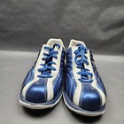 Dexter Groove Bowling Shoes Womens 8 5m Blue White Leather Slide-rite Sneakers