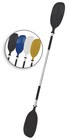 Oceansouth Aluminum Kayak Paddle Black Asymmetric Detachable Lightweight Canoe