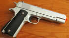 M1911 Replica Handgun Full Metal Silver Airsoft Pistol With 6mm Bbs