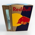 Red Bull Mini Fridge Silver Aluminum Counter Top Rb-bc2020 Eco Led 0 39 Cu Ft Us