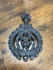 Vintage 1960 s Set Of 4 Cast Iron Wilton Black Trivets Primitive Decor   Ex Cond