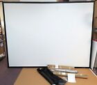 Da-lite Deluxe Projection Screen 7 6 x10  Fast Fold 21987 Black Back Damat L Leg