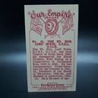 1929 Spinet R j Hill Our Empire  21 Lord Irwin Rare Tobacco Cigarette Card