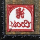 Vintage Coors Beer Brewing Company Crest Logo Shield Iron-on Patch 1970s