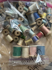 Lot Of Hubdreds Of Wooden Thread Spools J p Coats   Clark Talon Star Lilly