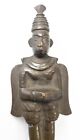 Antique Vintage Indian Bronze Standing Figure Of Hindu God Hanuman