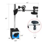 Hfs Magnetic Base Stand  135lbs 60kg Max Pull Clamping Hole Diameter 3 8 