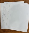 50 Lighthouse Blank Quadrilled Pages  13 Ring Binder Stamp Collection Album  -28