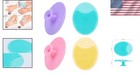 Gentle Silicone Facial Cleansing Brush - 4 Colors For Exfoliation   Massaging