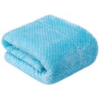 Fuzzy Sherpa Reversible Blanket For Baby  Soft Warm 30     40     Sherpa  Ice Blue