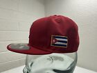 Nwt New Era 59fifty World Baseball Classic 2013 Cuba Baseball Hat Size 6 7 8 Red