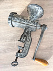 Husqvarna Reliance  10 Manual Hand Crank Cast Iron Meat Grinder Made In Sweden