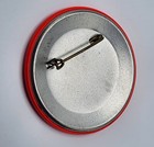 Very Rare Vintage Hartford Courant Employee Newspaper Bright Red Pin Button 