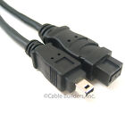 6ft Firewire Cable 9 Pin To 4 Pin Ieee1394b 800 To 400 9p-4p 9-4 1394a-b 6 