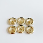Chanel Vintage Designer Orange Beige Gold Button Stamped   6 Pc Bundle