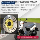 Front Brake Rotor Disc 180mm With Stud Bolt Compatible With Yamaha Bws Zuma 50cc