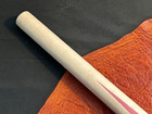 Tnt Over Sized Full Splice Pool Cue Blank  Stabilized Dyed Red Maple Into Maple