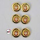 Delta Sigma Theta Sorority Custom Buttons For Blazers In Gold Color 8 Buttons