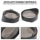 4pcs Smoke Turn Signal Lens Covers W black Bezel Visors For Harley Softail Dyna