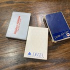 Western And Delta Airlines Vintage Playing Cards 3 Full Decks In Original Boxes
