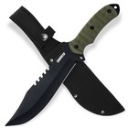 13 5  Tactical Fixed Blade Knife Full Tang Hunting Survival Knife With Sheath