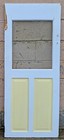 21 5 x56 5 x1  Antique Solid Wood Wooden Cabinet Pantry Door Panels Window Glass