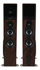 Rockville Tm80d Dark Wood Powered Home Theater Tower Speakers 8  Sub bluetooth