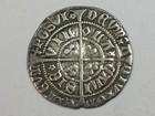 1422-1461 England Half Groat - Henry Vi    Vf      Sp  1862      Sn8845