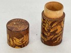 Antique Fern Ware - Fernware - Mauchlin Ware - Sewing Needle Case Box 1870
