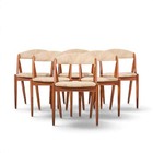 Kai Kristiansen Model 31 Mid Century Danish Teak Dining Chairs - Set Of 6