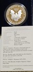 2006 W Proof  1 American Silver Eagle 1 Oz Silver Dollar 999 Fine Silver Ogp coa