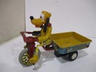 Marx- Disney- Pluto 3 Wheel Bike- Tin Friction Works-excellent Condition